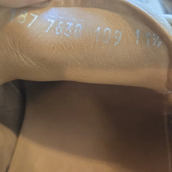 Cream Suede Bacco Bucci Wingtip Shoes Size 11.5 Mens - Picture 6 of 11